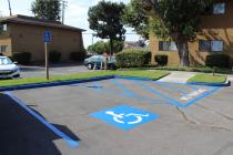 This photo is the visual representation of leasing center wheelchair accessible at Casa Tiempo Apartments.